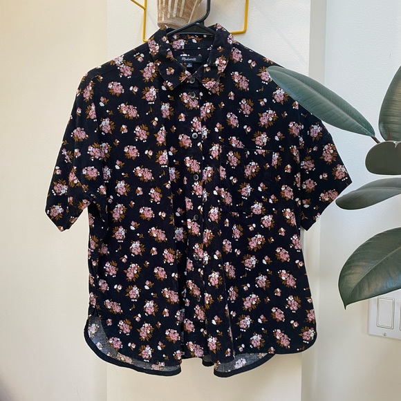 Madewell corduroy daily shirt in Homestead bouquet print - Picture 2 of 3